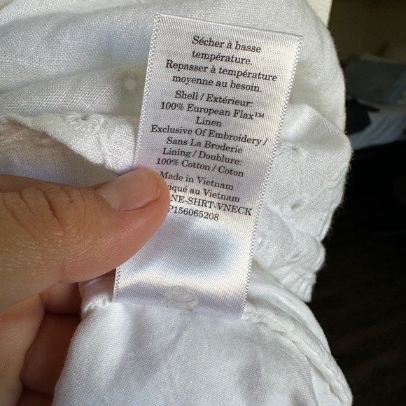 Everlane The Linen Eyelet Maxi Dress - Picture 9 of 9